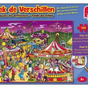 Enkel beställning | Jumbo Spot the difference - Tivoli (100)