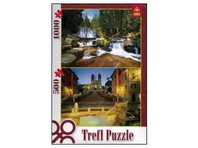 Trefl The Lomnica Creek in the Karkonosze Range / The Spanish Stairs, Rome (1000+500) - Slutrea