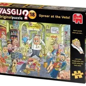 Wasgij? Original 18 Uproar at the Vets! (1000) | Precis inkommet