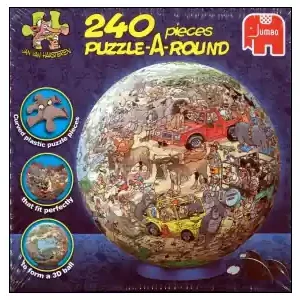 Bra pris just nu | Jan Van Haasteren Puzzle-A-Round - Safari (240)