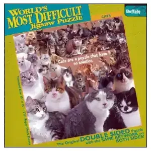 World‘s Most Difficult Jigsaw Puzzle - Cats (500) | Mycket uppskattad