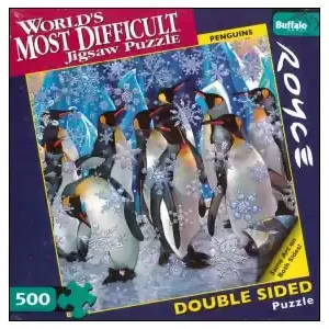World‘s Most Difficult Jigsaw Puzzle - Penguins (500) - Tidsbegränsat erbjudande