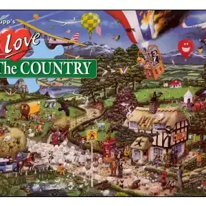 Gibsons Mike Jupp - I Love The Country (1000) - Mycket uppskattad