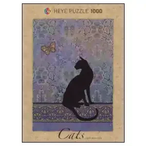 Toppkvalitet - Heye Jane Crowther - Cats, Silhouette (1000)