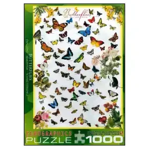 Dagens erbjudande - EuroGraphics Butterflies (1000)
