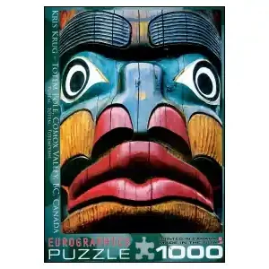 Passa på | EuroGraphics Kris Krug -Totem Pole, Comox Valley, BC, Canada (1000)