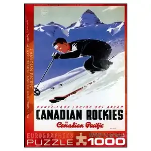 EuroGraphics Canadian Pacific - Banff-Lake Louise Ski Areas (1000) | Beställ idag