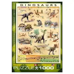 Dagens erbjudande - EuroGraphics Dinosaurs (1000)