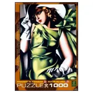 EuroGraphics De Lempicka - Young Girl in Green (1000) - Slutrea