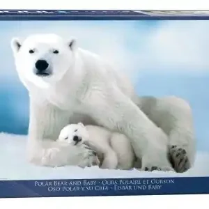 EuroGraphics Polar Bear and Baby (1000) | Kundfavorit