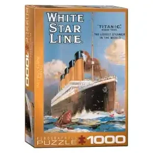 Köp direkt | EuroGraphics Titanic White Star Line (Retro Poster) (1000)