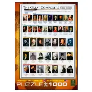 EuroGraphics The Great Composers (1000) - Kampanjen går snart ut