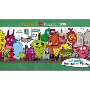 Finns att beställa | Heye Panorama - Jon Burgerman, In The City (1000)