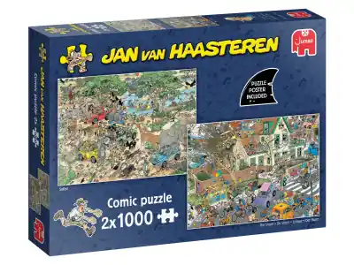 Favorit hos kunderna - Jan Van Haasteren 2 x 1000 (Safari, The Storm)