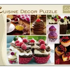 Expressfrakt - Trefl Cuisine Decor Puzzle - Muffins (1000)