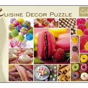 Finns tillgänglig | Trefl Cuisine Decor Puzzle - Candy (1000)