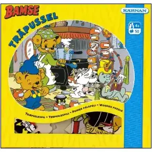 Kärnan Träpussel - Bamse (50) - Mycket efterfrågad