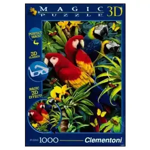 Beställ direkt - Clementoni Majestic Macaws - 3D (1000)