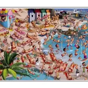 Mycket uppskattad - Piatnik Francois Ruyer - Beach (1000)