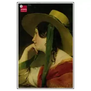 Direkt från fabriken - Piatnik Amerling - Girl With Straw Hat (1000)