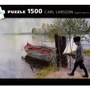 Kärnan Carl Larsson - Esbjörn med sin Segelbåt (1500) | Specialerbjudande
