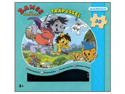 Bra pris just nu | Kärnan Träpussel - Bamse och Häxans Dotter (30)