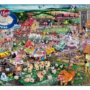 Superpris | Gibsons Mike Jupp - I Love Spring (1000)