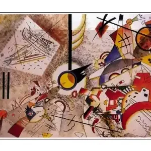 Kundernas favorit | Piatnik Kandinsky - Bustling Aquarelle (1000)