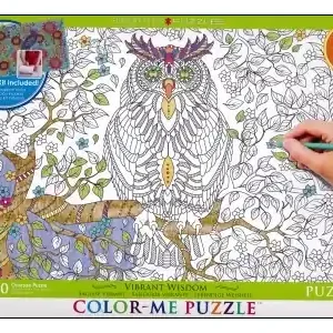 Nyligen tillagt | EuroGraphics Color Me Puzzle - Vibrant Wisdom (500)