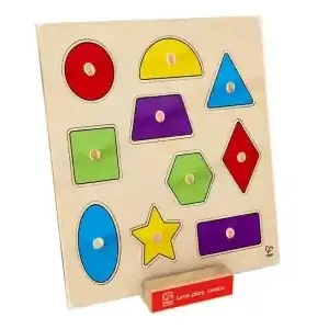 Prissänkt | Hape Knoppussel - Geometric Shapes (10)