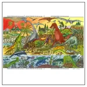 Beställ nu - Bigjigs Golvpussel i Trä - Dinosaur (48)