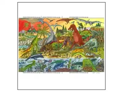 Beställ nu - Bigjigs Golvpussel i Trä - Dinosaur (48)