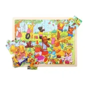 Bigjigs Rampussel - Teddy‘s Picnic (24) - Spara mer