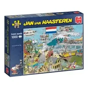 Endast denna vecka | Jan Van Haasteren By Air, Land and Sea (1000)