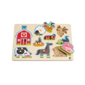 Hape Knoppussel - Farm Animals (9) - Premium