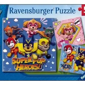 Bästa pris - Ravensburger Paw Patrol - Super Pups Power! (3 x 49)