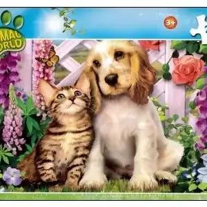 Outlet - King Animal World - Cat and Dog in the Garden (24)