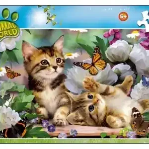 King Animal World - Cat‘s and Butterflys in the Garden (100) | Precis tillagt