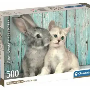 Clementoni Cat & Bunny (500) | Köp idag