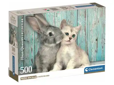 Clementoni Cat & Bunny (500) | Köp idag