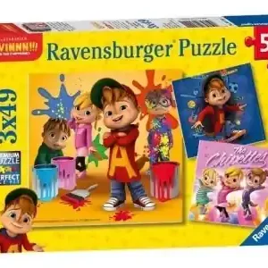 Bästsäljare | Ravensburger Alvin and the Chipmunks (3 x 49)