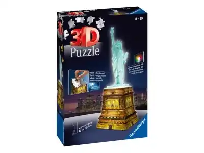 Ravensburger 3D - Statue of Liberty, New York - Night Edition (120) - Topprodukt
