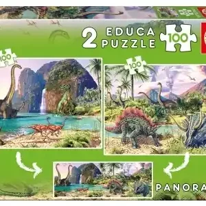 Educa Dino World (2 x 100) | Väl omtyckt