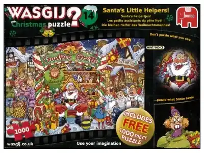 Kundfavorit | Wasgij? Christmas 14 Santa‘s Little Helpers (2 x 1000)