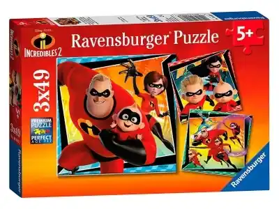 Extra rabatt - Ravensburger Incredibles 2 - Team Incredibles (3 x 49)