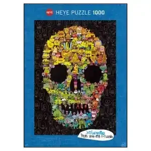 Väl omtyckt - Heye Jon Burgerman - Doodle Skull (1000)