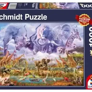 Försäljningssuccé | Schmidt Animals at the Waterhole (1000)