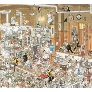 Dagens deal - Jan Van Haasteren The Kitchen XL (500)