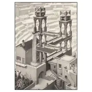 Puzzelman M.C. Escher - Waterfall (1000) - Ny produkt