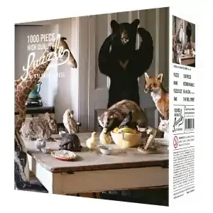Kylskåpspoesi Kitchen Animals (1000) - Riktigt fynd